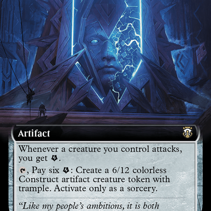 Stone Idol Generator (Extended Art) [Modern Horizons 3 Commander] Foil