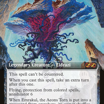 Emrakul, the Aeons Torn (Extended Art) [Ultimate Box Topper] Foil