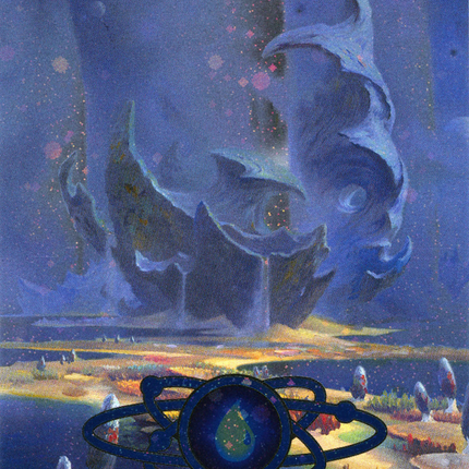 Island (487) [Unfinity] Galaxy Foil