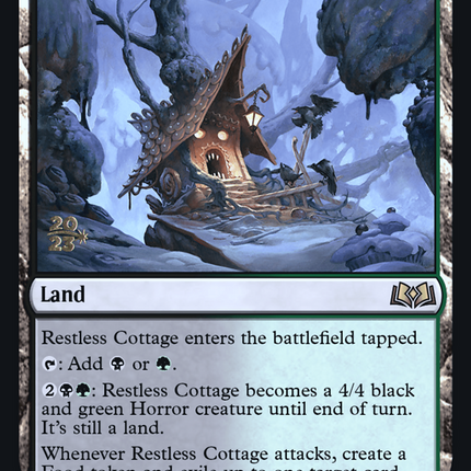 Restless Cottage [Wilds of Eldraine Promos] Prerelease Foil