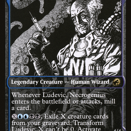 Ludevic, Necrogenius // Olag, Ludevic's Hubris (Showcase) [Innistrad: Midnight Hunt]