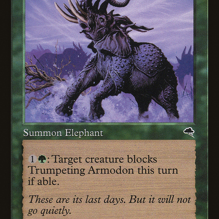 Trumpeting Armodon (262) [Tempest]