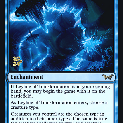 Leyline of Transformation [Duskmourn: House of Horror Promos] Prerelease Foil