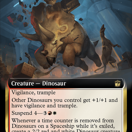 Dinosaurs on a Spaceship (Extended Art) [Doctor Who]