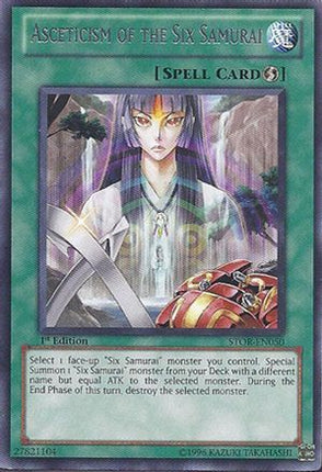 Asceticism of the Six Samurai (Rare) [STOR-EN050] Storm of Ragnarok Unlimited