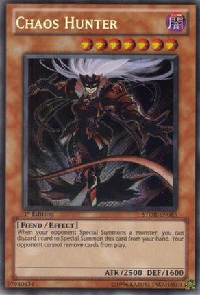 Chaos Hunter (Secret Rare) [STOR-EN085] Storm of Ragnarok 1st Edition