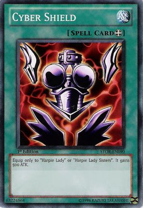 Cyber Shield (Common / Short Print) [STOR-EN090] Storm of Ragnarok 1st Edition