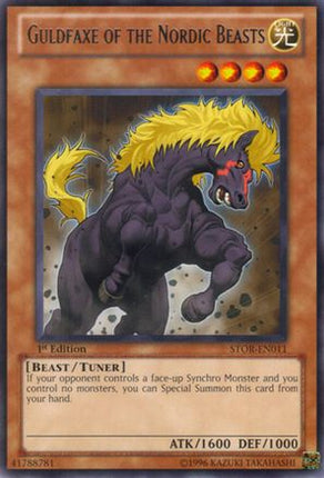 Guldfaxe of the Nordic Beasts (Rare) [STOR-EN011] Storm of Ragnarok 1st Edition