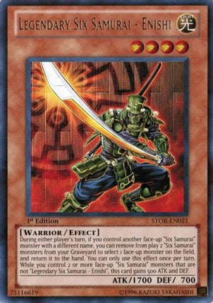 Legendary Six Samurai - Enishi (Ultra Rare) [STOR-EN021] Storm of Ragnarok Unlimited