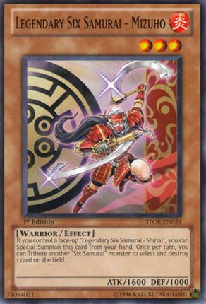 Legendary Six Samurai - Mizuho (Common / Short Print) [STOR-EN024] Storm of Ragnarok Unlimited