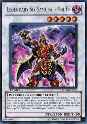 Legendary Six Samurai - Shi En (Ultra Rare) [STOR-EN041] Storm of Ragnarok Unlimited