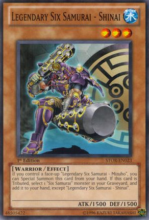 Legendary Six Samurai - Shinai (Common / Short Print) [STOR-EN023] Storm of Ragnarok Unlimited