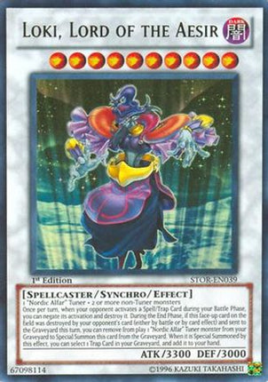 Loki, Lord of the Aesir (Ultra Rare) [STOR-EN039] Storm of Ragnarok Unlimited