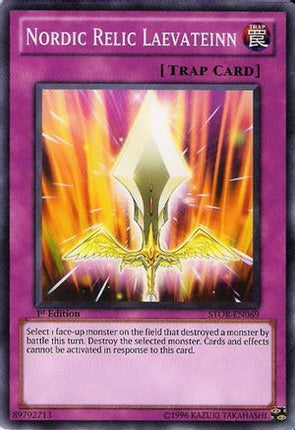 Nordic Relic Laevateinn (Common / Short Print) [STOR-EN069] Storm of Ragnarok Unlimited