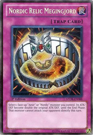 Nordic Relic Megingjord (Secret Rare) [STOR-EN088] Storm of Ragnarok Unlimited
