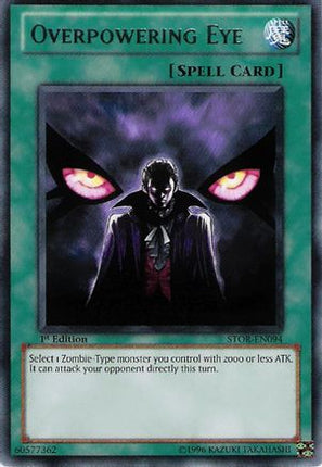 Overpowering Eye (Rare) [STOR-EN094] Storm of Ragnarok 1st Edition