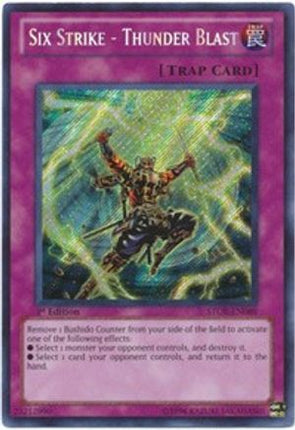 Six Strike - Thunder Blast [STOR-EN089] Secret Rare