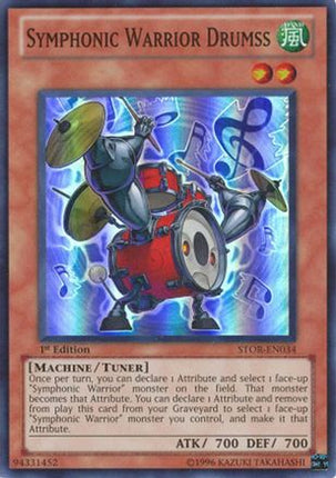 Symphonic Warrior Drumss (Super Rare) [STOR-EN034] Storm of Ragnarok Unlimited