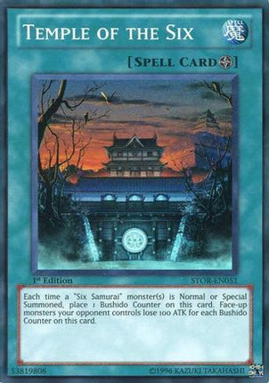 Temple of the Six (Super Rare) [STOR-EN051] Storm of Ragnarok Unlimited