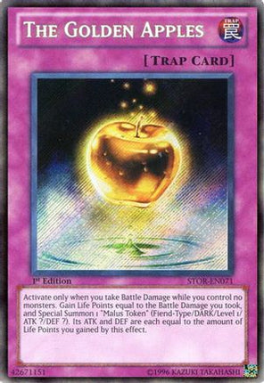 The Golden Apples (Secret Rare) [STOR-EN071] Storm of Ragnarok Unlimited