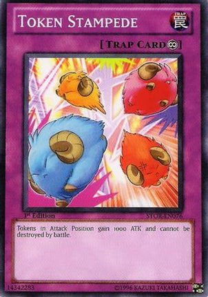Token Stampede (Common / Short Print) [STOR-EN076] Storm of Ragnarok 1st Edition