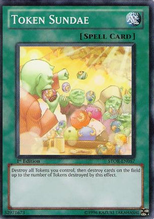 Token Sundae (Common / Short Print) [STOR-EN057] Storm of Ragnarok 1st Edition