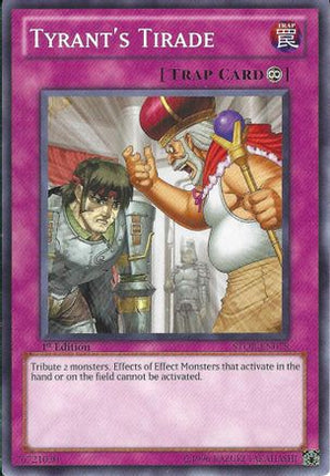 Tyrant's Tirade (Common / Short Print) [STOR-EN078] Storm of Ragnarok Unlimited