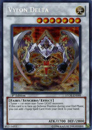 Vylon Delta (Secret Rare) [STOR-EN099] Storm of Ragnarok 1st Edition