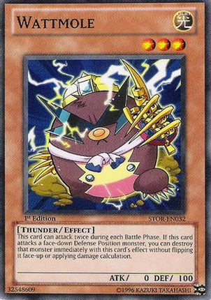 Wattmole (Common / Short Print) [STOR-EN032] Storm of Ragnarok 1st Edition
