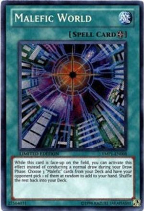 Malefic World (Secret Rare) [YMP1-EN008] Bonds Beyond Time Movie Pack Limited