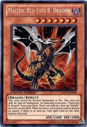 Malefic Red-Eyes B. Dragon (Secret) (Secret Rare) [YMP1-EN001] Bonds Beyond Time Movie Pack Limited