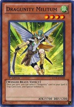 Dragunity Militum (Common / Short Print) [SDDL-EN008] Structure Deck: Dragunity Legion Unlimited