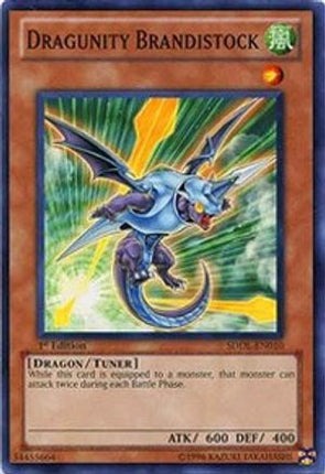 Dragunity Brandistock (Common / Short Print) [SDDL-EN010] Structure Deck: Dragunity Legion 1st Edition