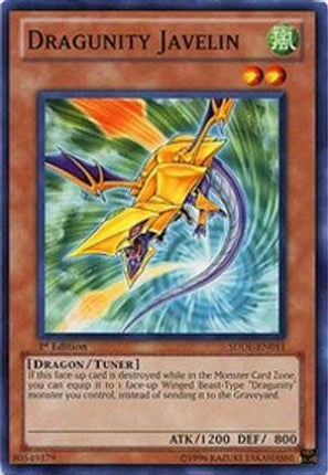 Dragunity Javelin (Common / Short Print) [SDDL-EN011] Structure Deck: Dragunity Legion Unlimited