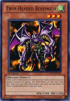 Twin-Headed Behemoth (Common / Short Print) [SDDL-EN017] Structure Deck: Dragunity Legion Unlimited