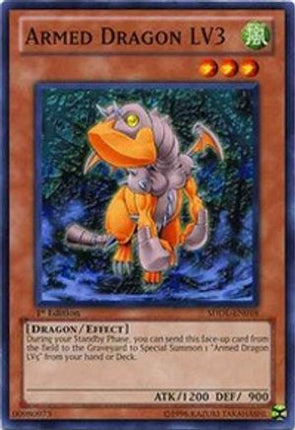 Armed Dragon LV3 (Common / Short Print) [SDDL-EN018] Structure Deck: Dragunity Legion 1st Edition