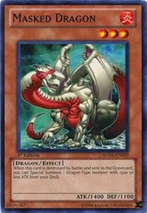 Masked Dragon (Common / Short Print) [SDDL-EN020] Structure Deck: Dragunity Legion Unlimited