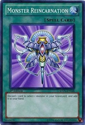 Monster Reincarnation (Common / Short Print) [SDDL-EN028] Structure Deck: Dragunity Legion Unlimited