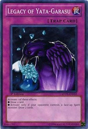 Legacy of Yata-Garasu (Common / Short Print) [SDDL-EN033] Structure Deck: Dragunity Legion 1st Edition