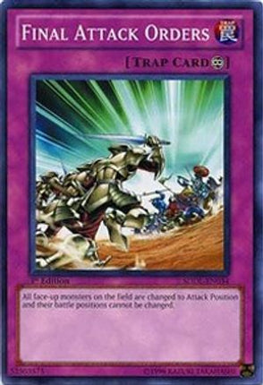 Final Attack Orders (Common / Short Print) [SDDL-EN034] Structure Deck: Dragunity Legion Unlimited