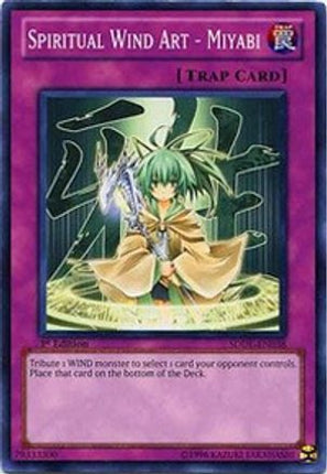 Spiritual Wind Art - Miyabi (Common / Short Print) [SDDL-EN038] Structure Deck: Dragunity Legion 1st Edition