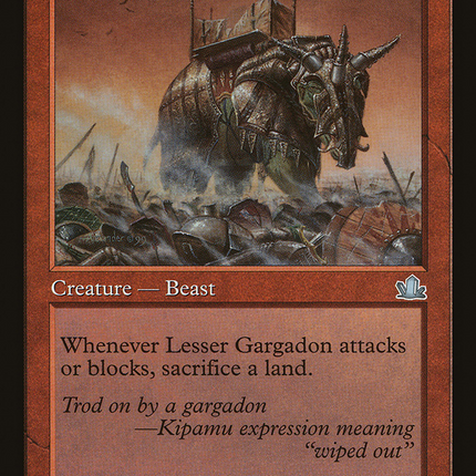 Lesser Gargadon (Retro) [The List]