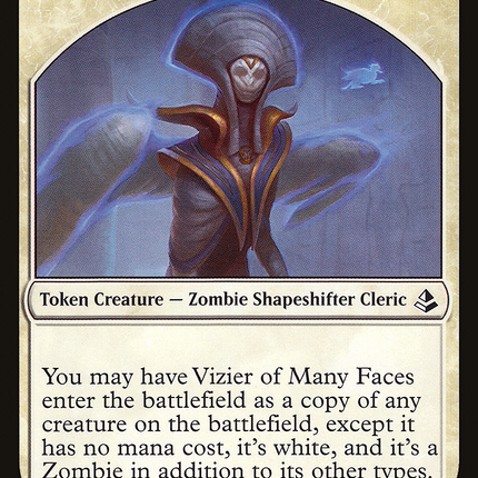 Vizier of Many Faces [Amonkhet Tokens] Foil