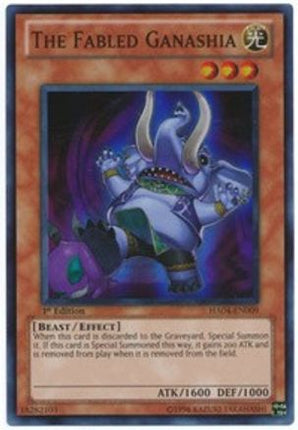The Fabled Ganashia (Super Rare) [HA04-EN009] Hidden Arsenal 4 1st Edition