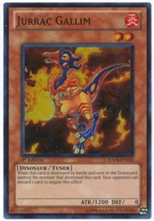 Jurrac Gallim (Super Rare) [HA04-EN016] Hidden Arsenal 4 1st Edition
