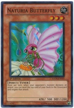 Naturia Butterfly (Super Rare) [HA04-EN019] Hidden Arsenal 4 1st Edition