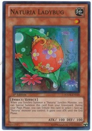 Naturia Ladybug (Super Rare) [HA04-EN020] Hidden Arsenal 4 1st Edition