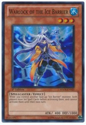 Warlock of the Ice Barrier (Super Rare) [HA04-EN023] Hidden Arsenal 4 1st Edition