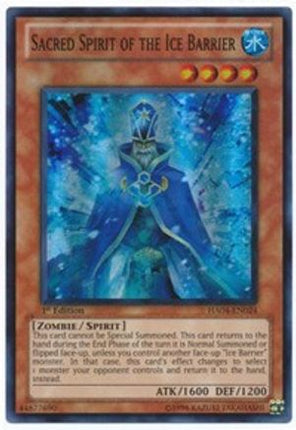 Sacred Spirit of the Ice Barrier (Super Rare) [HA04-EN024] Hidden Arsenal 4 1st Edition