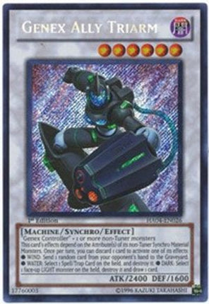 Genex Ally Triarm (Secret Rare) [HA04-EN026] Hidden Arsenal 4 1st Edition